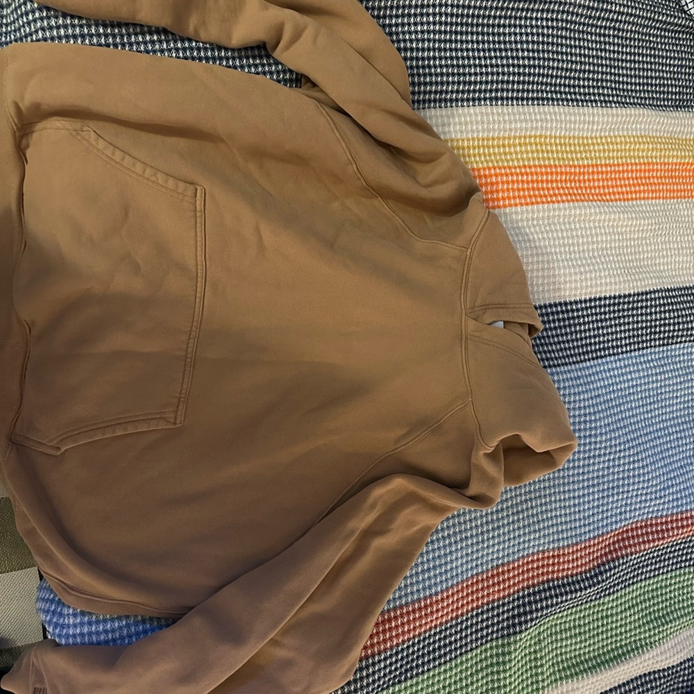 TNA Cozy Fleece Tan Hoodie